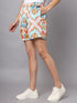 OWO The Label Women Shorts, Half Pant For Women Stripe Print, Best Quality Shorts (OTLWS11)